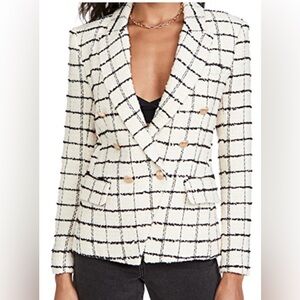 L’Agence Kenzie Double Breasted Blazer
